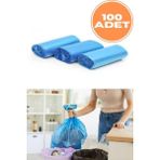 Yok Yok Ambalaj Jumbo Boy Mavi Çöp Poşeti - 100 Adet (10 Rulo)