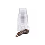YOK YOK AMBALAJ Kristal Sert Plastik Bardak 180ml - Soğuk Içecekler Için 100 Adet