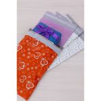 YOK YOK AMBALAJ Parlak Metalize Hediye Poşeti Ağzı Bantlı Renkli Desen Paketleme Poşeti 25x35 cm 100 Adet