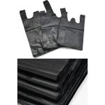 Yok Yok Ambalaj Siyah Küçük Boy Kalın Tekel Bakkal Poşeti 5 kg 24 x 43 cm