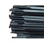 Yol Bisikleti Jant Telleri, Düz Düz Paslanmaz Çelik Bisiklet Konuşmacı 10 Adet Siyah 3.2mm Çoklu Boyutlar(285mm)