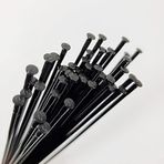 Yol Bisikleti Jant Telleri, Işık Sütunu PSR Üçlü Uçlu Düz Çekme Konuşmacı 12 adet 264-298mm Orijinal Konu(294mm)