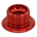 Yol Dağ Bisikleti için Alüminyum Alaşımlı Krank Kolu Sabitleme Cıvatası Kapak Kapağı, M4000 M590 M661, Ixf, (M19 Kırmızı) ile Uyumlu Cnc İşlenmiş Aynakol Vidası