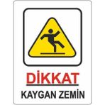Yol Güvenliği Için Kaygan Zemin Uyarı Levhası (YUL-425) - Ahşap