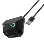 Yolispa N-Switch/PS3/PS4/Xbox One/Xbox 360 için klavye fare dönüştürücü adaptörü kablolu USB bağlantı adaptörü LED gösterge dönüştürücü