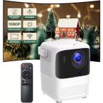 Yollayenilensin Akıllı Projeksiyon Cihazı – 4K Destekli, Android Tv, Wifi & Bluetooth Bağlantılı 1080P Ev Sineması Deneyimi - Beyaz