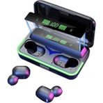 Yollayenilensin E10 Tws Bluetooth 5.3 Oyun Kulaklığı – LED Ekranlı Powerbank Şarj Kutulu Solunum Işıklı - Çok Renkli