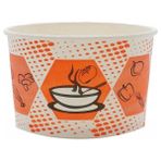 Yön Ambalaj 16 Oz Karton Çorba Kase + Kapak 25 Li
