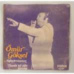 Yonca Ömür Göksel Ağlıyormuşsun - Hasret Tel Oldu Sazıma 45 Lik Plak (Orijinal Dönem Baskı Plak)
