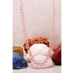 Yonca Rose Gümüş Choker Kolye 7227