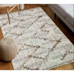 Yonca Seri İskandinav Piramit Desenli Makine Dokuma Taban Modern Salon Halısı 3090 | Sultan Halı 200 X 290