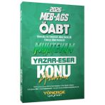 Yönerge 2026 Öabt Meb-Ags Türkçe-Türk Dili Edebiyatı Muhtevam Yazar Eser Konu Anlatımı Yönerge Yayınları