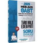 Yönerge Yayınları 2026 Öabt Meb-Ags Türk Dili Edebiyatı ve Türkçe Öğretmenliği Türk Halk Edebiyatı Soru Bankası Çözümlü