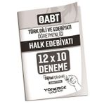 Yönerge Yayınları ÖABT Türk Dili ve Edebiyatı Öğretmenliği Halk Edebiyatı 12x10 Deneme Çözümlü Yönerge Yayınları