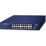 Yönetilemeyen Switch (Unmanaged Switch)16 x 10/100TX IEEE 802.3at/af PoE+ Injector (Port-1 ile Port-