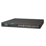 Yönetilemeyen Switch (unmanaged Switch)24-port 10/100base-t Ieee 802.3at/af Poe+ Injector (port Başına 30.8 Watt) (poe Güç Bütçesi Maks. 300 Watt)24 X 10/100base-tx Port2 X 10/100/1000base-t (combo Port)2 X 1000