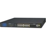 Yönetilemeyen Switch (Unmanaged Switch)<br>16-Port 10/100TX IEEE 802.3at/af PoE+ Injector (Por