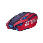 Yonex Pro 92229 Scarlet Kırmızı 9 Raketli Ayakkabı Bölmeli Tenis Çantası