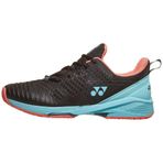 Yonex Sonicage 3 Toprak Kort Siyah Erkek Tenis Ayakkabısı Siyah