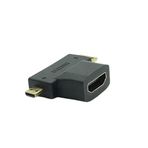 Yonextt Mini HDMI 3 in 1 Mikro HDMI Uyumlu HDTV 1.4 Kablo Adaptörü Dönüştürücü