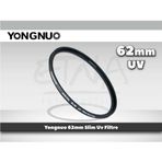 Yongnuo 62mm Slim Uv Filtre
