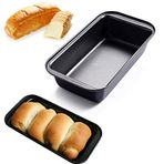 YONII Somun Tavası Tost Kalıbı Yapışmaz Pasta Yapma Tepsisi Küçük Somun Tavaları Karbon Çelik Ekmek Pişirme Tavası Ev Mutfak Fırın Gereçleri için Yemek Servis Aleti