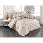 Yonk Life Home Klasik Ranforce Kıng Size Uyku Seti-8pc - Cappuccino