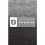 Yönline Grafik Tasarım Kapı Isimlik Yönlendirme Levhası Antrasit&beyaz Pleksi Kendinden Yapışkanlı - 1 Adet