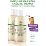 YOON 2'li Set Hızlı Saç Uzatma ve Saç Dökülme Karşıtı, 7 Aktifli Biberiyeli Tuzsuz Şampuan 400 ml x 2 adet