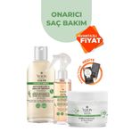 YOON 3’lü Şampuan, Saç Bakım Suyu, Saç Maskesi – Dökülme Karşıtı, Hızlı Uzatma, Onarıcı Yoğun Bakım