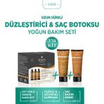 Yoon 3'lü Uzun Süren Düzleştirici & Saç Botoxu Kiti, Tuzsuz Şampuan 250ML, Saç Kremi 200ML Saç Bakım Seti