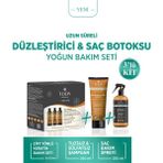 Yoon 3'lü Uzun Süren Düzleştirici & Saç Botoxu Kiti, Tuzsuz Şampuan 250ML Saç Spreyi 250ML Saç Bakım Seti