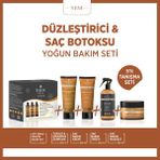 Yoon 5'li Yoğun Saç Bakım Seti, Düzleştirici & Saç Botoxu, Tuzsuz Şampuan, Bakım Spreyi, Maske ve Krem