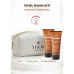 Yoon Tuzsuz Sülfatsız Şampuan 250ML, Saç Bakım Kremi 200 Ml, Bakım Çantası, Paraben ve Silikon Içermez
