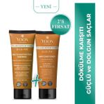 Yoon Vegan Tuzsuz Şampuan 250ML & Saç Bakım Kremi 200ML Sülfatsız, Kolajen ve Biotinli 2'li Besleyici Set