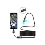 yoosee 5mt 3 Lens Ve Işıklı Usb Girişli Çift Kameralı Endeskop Boroskop Sert Kablo Yılan Kamera