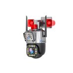 yoosee Siren Çift Kameralı PTZ Speed Dome 5mp Siren Alarmlı Güvenlik kamerası YS-17