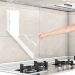 Yootiko Mutfak Ocağı Backsplash Şeffaf Duvar Koruyucu, Elektrostatik Duvar Koruyucu Film, Plastik Kuru Silme Duvar Kağıdı Çöp Kovası, Köpek, Kedi, Mobilya'dan Temizle Temas Kağıt Filmi
