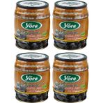 Yöre Sele Siyah Zeytin 750 gr Teneke 4'lü Paket