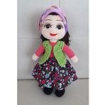 Yöresel Köylü Kızı Bebek Amigurumi Organik Oyuncak