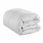 Yorgan 90168 Silikon Akmir Çift Kişi Model Beyaz Doğal Pamuk Kumaş Silikon Dolgu