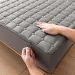 Yorgan Z Mat Koruyucu Çift - Toplam Kaplama Kılıfı - Yıkanabilir Toz Önleyici - t Çarşaf - Küçük Çift Kişilik/Tek Kişilik/Battal Boy - Gri (120 x 190+18 cm) - Premium B ding Lüks Yorgan Z Mat