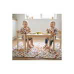 yorni 6-24ay, Zoo, Sıvı Geçirmez, Cepli, Makinede Yıkanabilir, Cırtlı, Uzun Kollu Bebek Mama Önlüğü