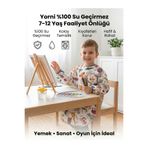 yorni 7-12 yaş, %100 Sıvı Geçirmez, Ekstra Büyük Kalıp, Uzun Kollu Çocuk Faaliyet Aktivite Boyama Önlüğü