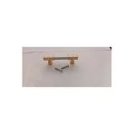 Yörük Beyaz-Altın 5 Ad 64 Mm (6,4 Cm) Kulp Lüks Alüminyum Dolap Mutfak Çekmece Çoçuk Odası Kulp