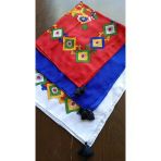 Yörük Püsküllü Pamuk Bandana – 50X50 Cm Çok Amaçlı Aksesuar