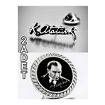 YÖRÜK TASARIM 2 Adet Atatürk Yaka Rozeti