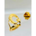 Yörük Tasarım Ay Yıldız Gold Kaplama Yaka Rozeti