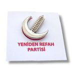 Yörük Tasarım Yeniden Refah Partisi Yaka Rozeti