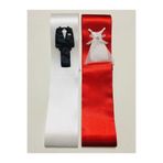 yörük tuhafiye Gelin Damat Takı Kurdelası Kırmızı-beyaz 2 Metrelik Takı Kurdelesi.takı Kurdalesi